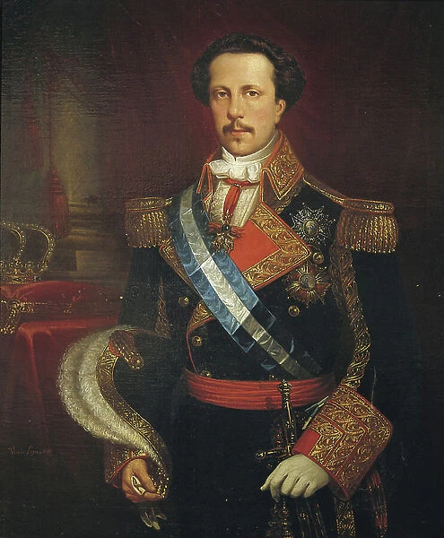 Portrait of Francisco by Asis de Borbon. 1848 (oil on canvas)