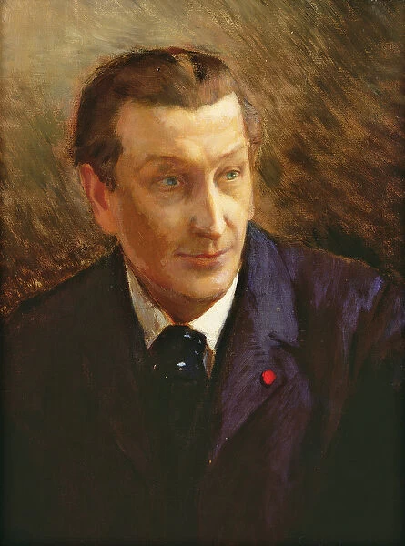 Portrait of Francois Coppee (1842-1908) (oil on canvas)