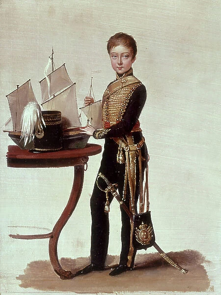 Portrait of Francois Ferdinand d'Orleans, prince de Joinville, c. 1831 (painting)