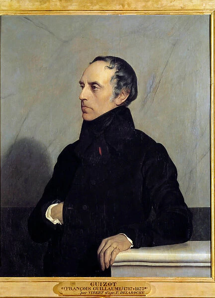 Portrait of Francois Pierre Guillaume Guizot (1787-1874