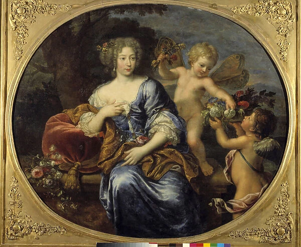 Portrait of Francoise Athenais (Francoise-Athenais) by Rochechouart Mortemart