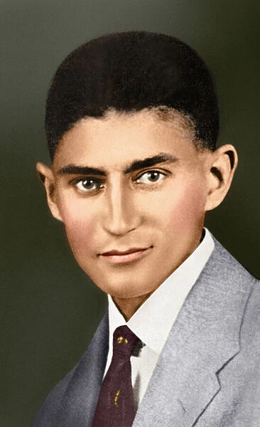 Portrait of Franz Kafka, (1883 - 1924) (photo)
