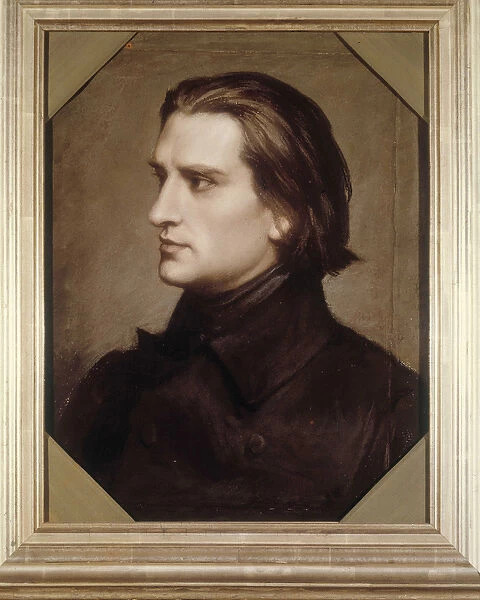 Portrait of Franz Liszt (1811-1886), Hungarian composer and pianist