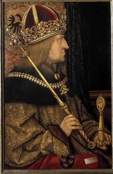 Portrait of Frederick III, Holy Roman Emperor called the Peaceful