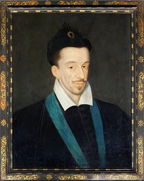 Portrait of The French King Henry III (1551-1589), c. 1582-86 (painting)
