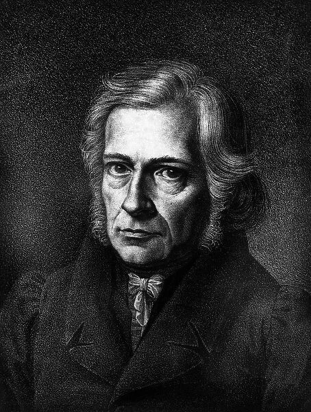 portrait of Friedrich Daniel Ernst Schleiermacher. 1768 - 1834