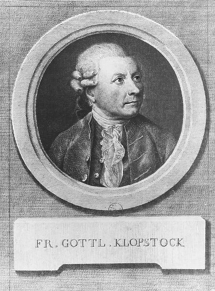 Portrait of Friedrich Gottlieb Klopstock (engraving)