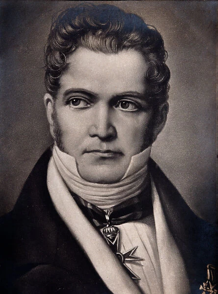 Portrait of Gaspare Spontini (engraving)