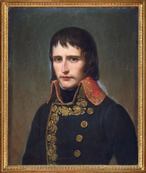 Portrait of General Bonaparte (1769-1821), Anonymous. Oil on canvas, 1800s