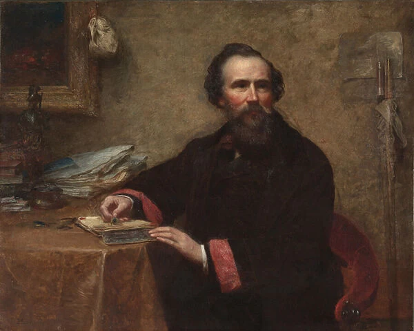 Portrait of Genio C. Scott, 1859 (oil on canvas)