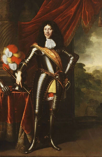Portrait of a Gentleman, possibly a member of the Hohenzollern, Full-length, in armour