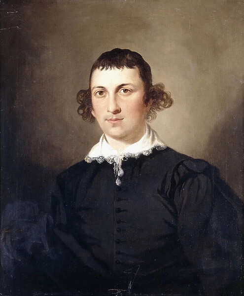 Portrait of a Gentleman, probably Mr. Lyte, in Black Van Dyke costume