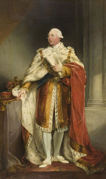 Portrait of George III, c. 1810-15 (oil on canvas)