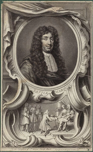 Portrait of George Savile, Marquess of Halifax (engraving)