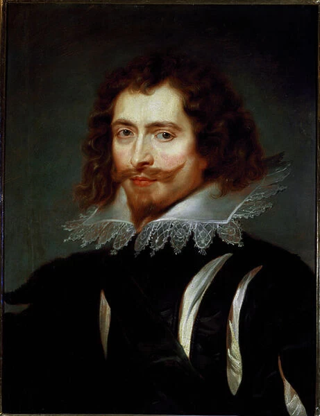 Portrait of George Villiers (1592-1628) Duke of Buckingham Painting by Pierre Paul