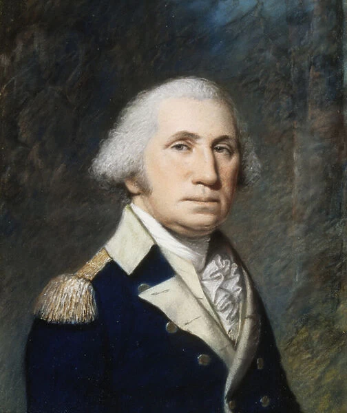 Portrait of George Washington, 1796-97 (pastel)