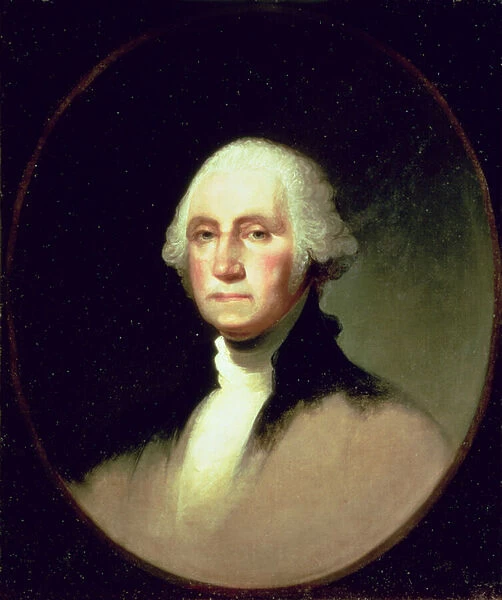 Portrait of George Washington (oil on canvas) (see 92901 for pair)