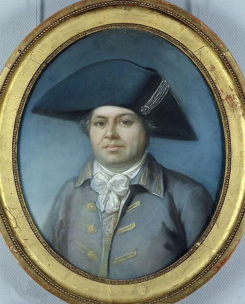 Portrait of Georges Cadoudal (1771-1804) (pastel on paper)
