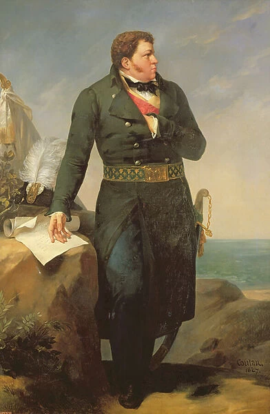 Portrait of Georges Cadoudal (1771-1804) 1827 (oil on canvas)