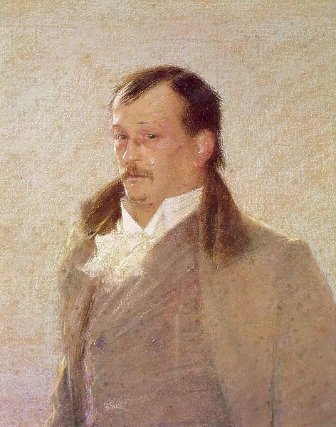 Portrait of Georges Courteline (oil on canvas0 (detail of 418481)