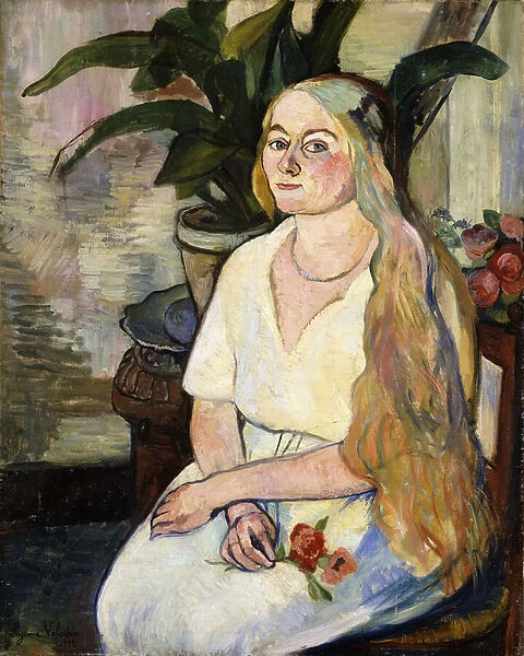 Portrait of Germaine Utter, 1922 (oil on canvas)