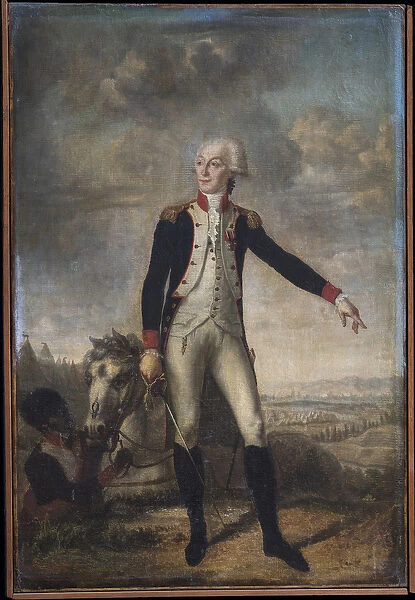 Portrait of Gilbert Motier the Marquis De La Fayette (1757-1834), by Boze