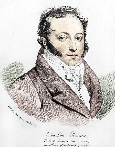 Portrait of Gioacchino Rossini (1792-1868)