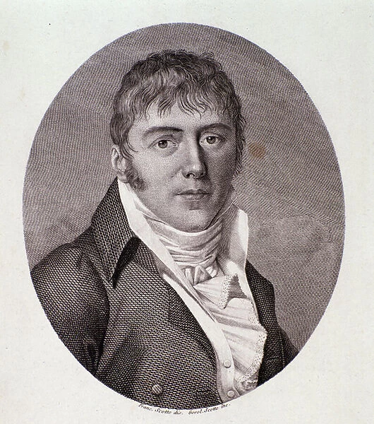 Portrait of Giovanni Simone Mayr (Johann Simon) (lithography)