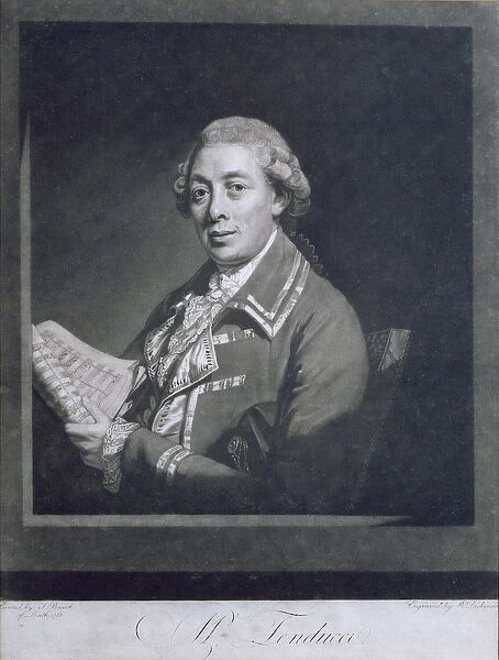 Portrait of Giusto Ferdinando Tenducci (c. 1735-90), Italian castrato