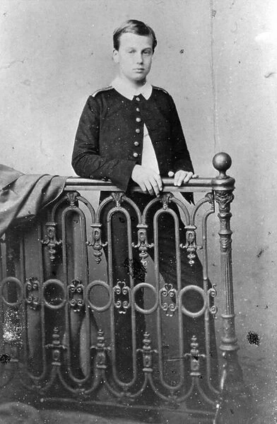 Portrait of Grand Duke Alexei Alexandrovitch of Russia (Alexis, Aleksei Aleksandrovitch Romanov, 1850-1908). Albumin Photo, 1860-1861. Russian State Film and Photo Archive, Krasnogorsk