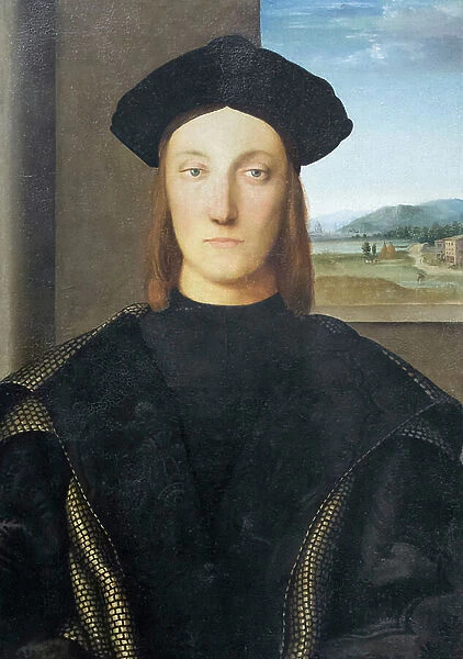 Portrait of Guidubaldo da Montefeltro, 1503-06, (oil on wood panel)