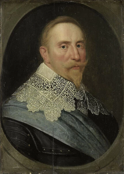 Portrait of Gustav II Adolf, King of Sweden, c. 1633 (oil on panel)