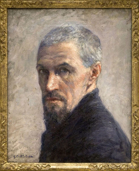 Portrait of Gustave Caillebotte (oil on canvas)