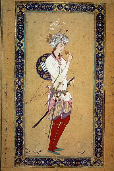 Portrait of Haroun al-Rashid (Harun al Rashid or al-Rashid (al Rashid