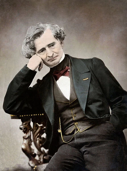 Portrait of Hector Berlioz (1803-69) by Pierre Pepetit (1832-1909), 19th century (photo)