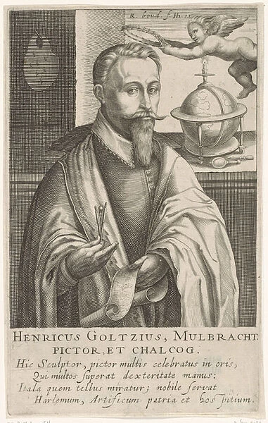 Portrait of Hendrik Goltzius, c. 1610 (engraving)