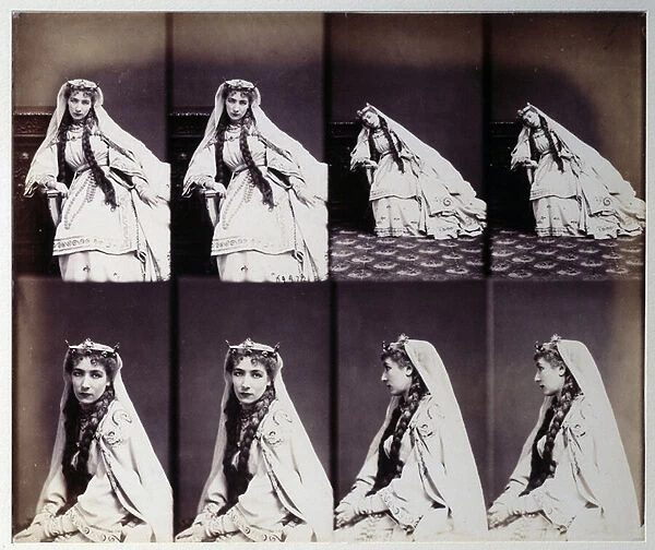 Portrait of Henriette Rosine Bernard dit Sarah Bernhardt (1844-1923) in stage costume
