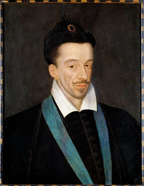 Portrait of Henry III (1551-1589); Painting attributed to Francois Quesnel (1543-1616)