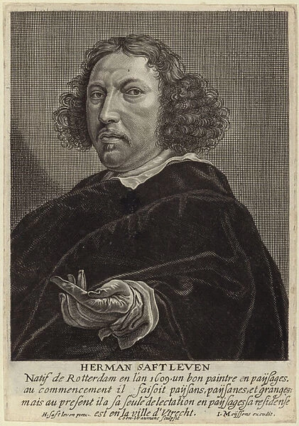 Portrait of Herman Saftleven the Younger (engraving)