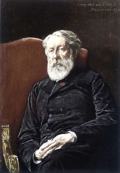 Portrait of Hetzel by Meissonnier in 1879, 'Les Hommes d Today'