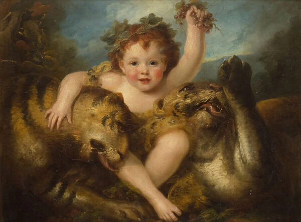Portrait of the Hon. George Lamb, as the Infant Bacchus (oil on canvas)