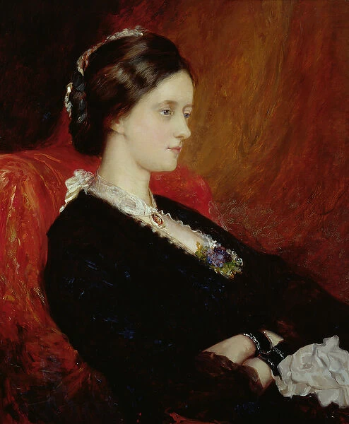 Portrait of The Hon. Mrs Emily Meynell-Ingram (1840-1904) 1884 (oil on canvas)