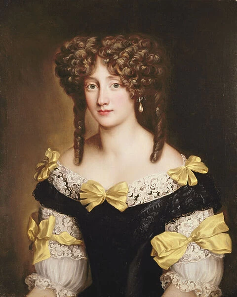 Portrait of Hortense Mancini (oil on canvas)