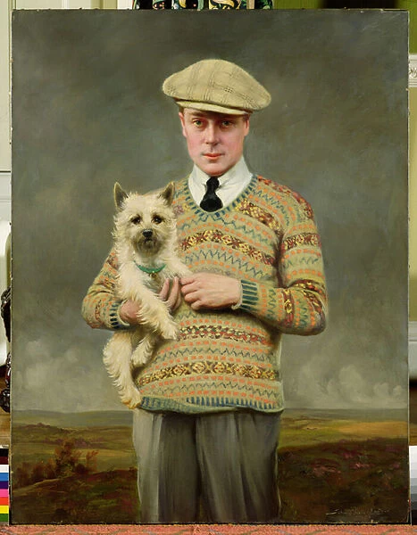 Portrait of HRH The Prince of Wales, 1925 (oil on canvas)