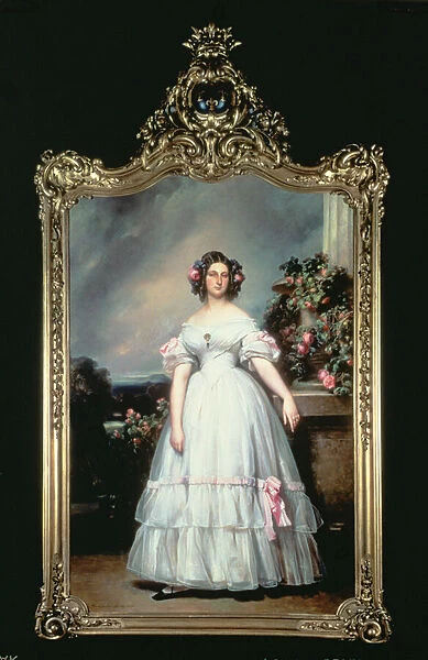 Portrait of HRH Princess Marie Clementine of Orleans, 1832 (oil on canvas)