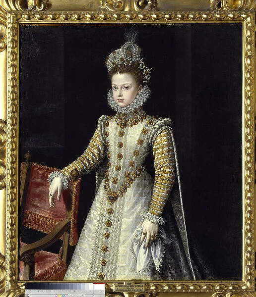 Portrait of the Infante Isabelle Claire Eugenie (1566-1633), sovereign of the Netherlands