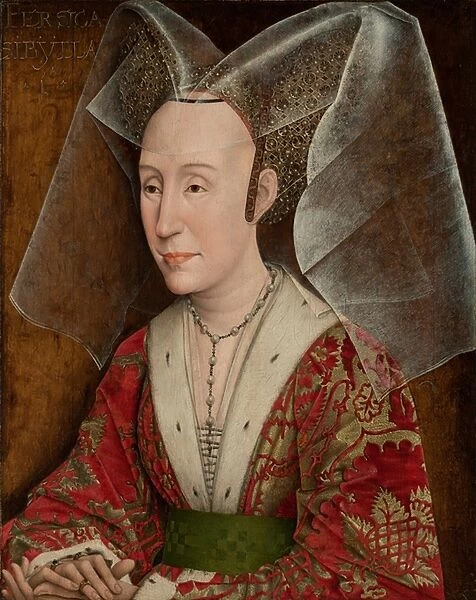 Portrait of Isabella of Portugal, c. 1450 (oil on panel)