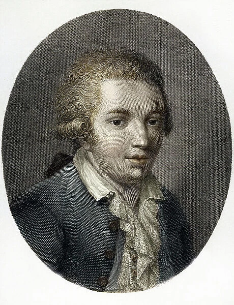 Portrait of the Italian composer Domenico Cimarosa (1749-1801) (Portrait of Domenico Cimarosa (1749-1801), Italian composer) Private collection