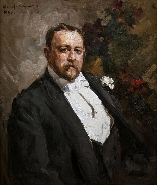 Portrait of Ivan Abramovich Morozov, 1903 (oil on canvas)