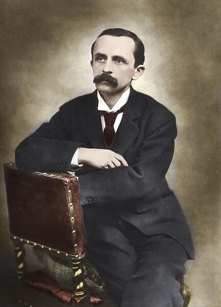 Portrait of J. M. Barrie photographed by Barraud in 1893 - James Matthew Barrie (1860-1937)